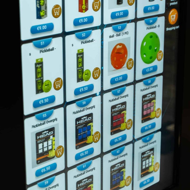 Vending machines voor padelclubs